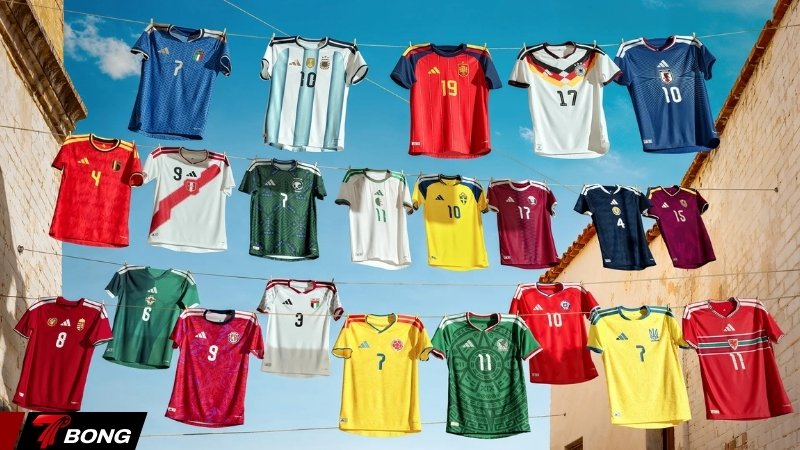 Các mẫu áo đấu World Cup 2026 đã ra mắt tính đến hiện tại